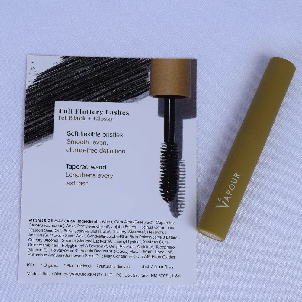 Vapour Mesmerize Mascara Mini Set-Jet Black,Buildable Length &Definition-3pc-NEW